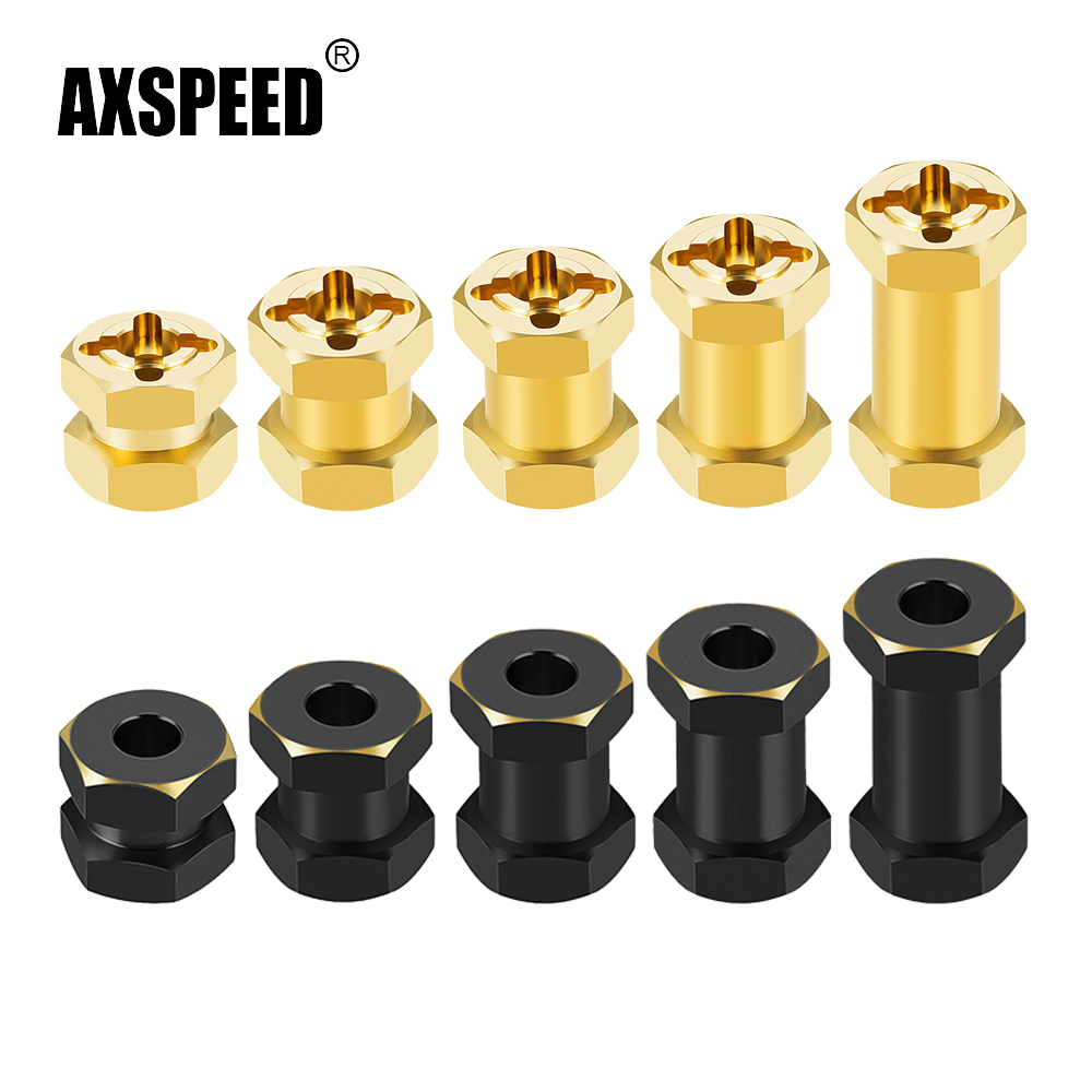 Wheel Hex Adapter - AXSPEED Messing 12/15/17/20/25mm Wiel Hex Uitgebreide