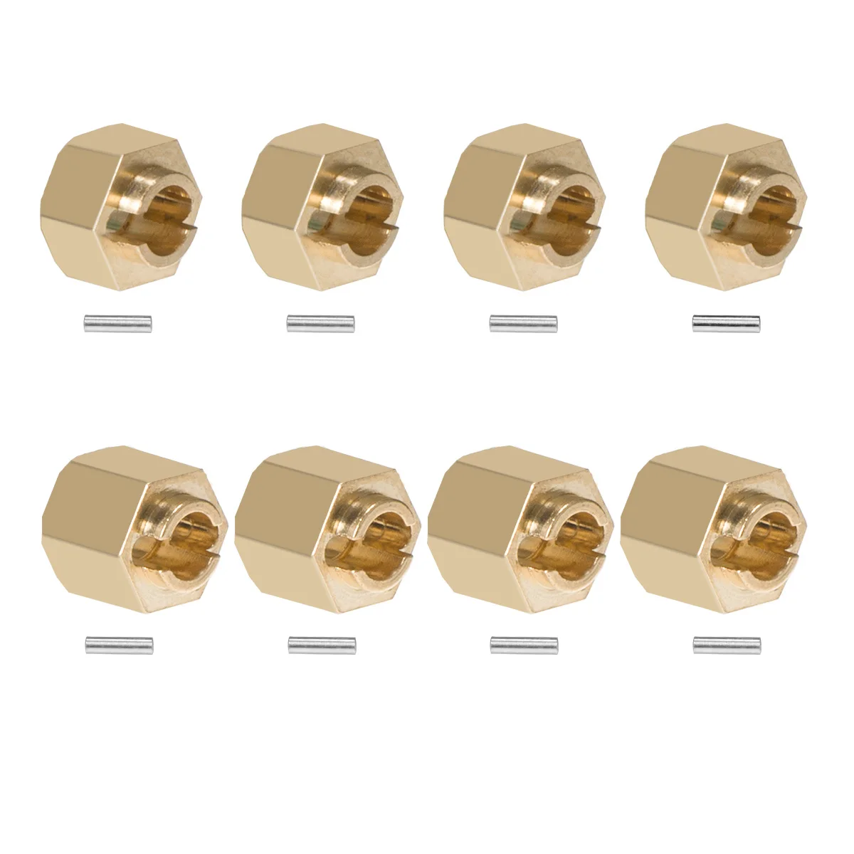 Wheel Hex Adapter - 4 Stuks Messing TRX4M Hex Wielen
