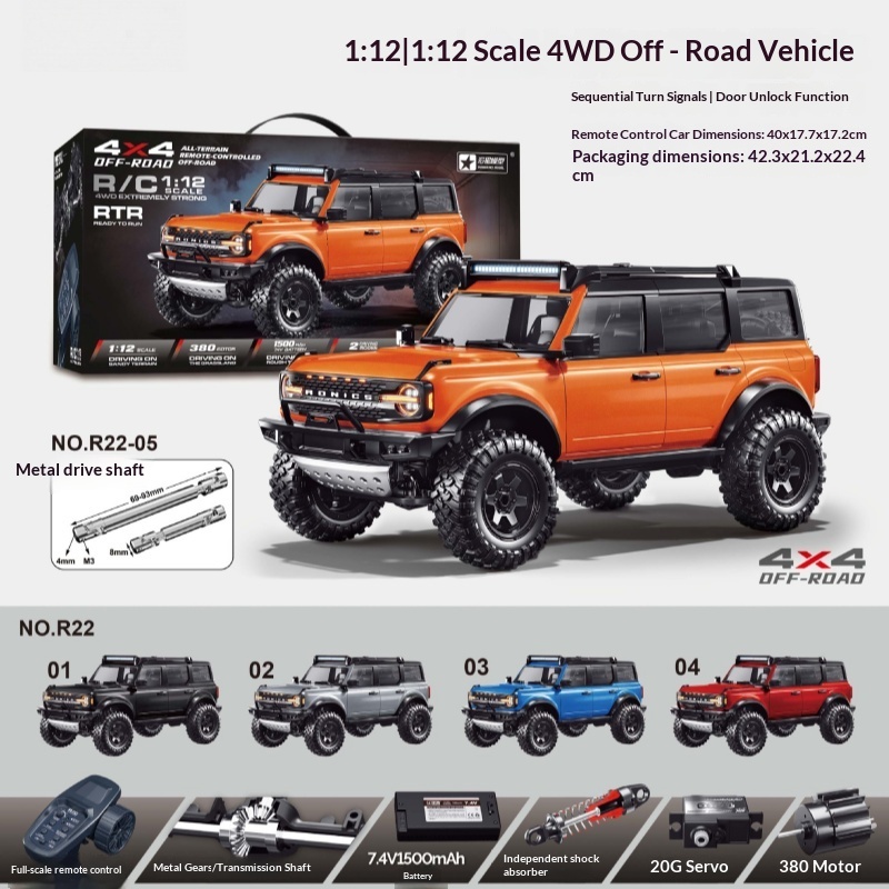 Rc Hobby World - Nieuw in voorraad: HongXing F22 RC-auto,
