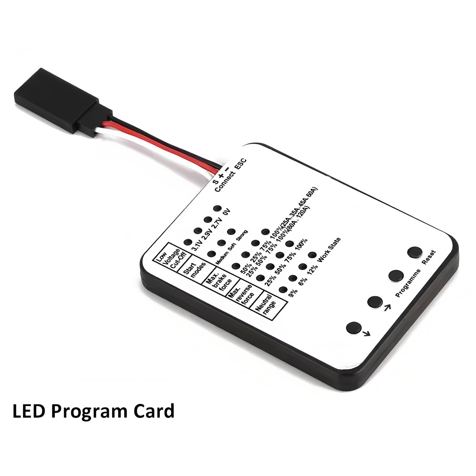 Rc Hobby Grade - Surpass Hobby LED-programmeerkaart voor 25A 35A