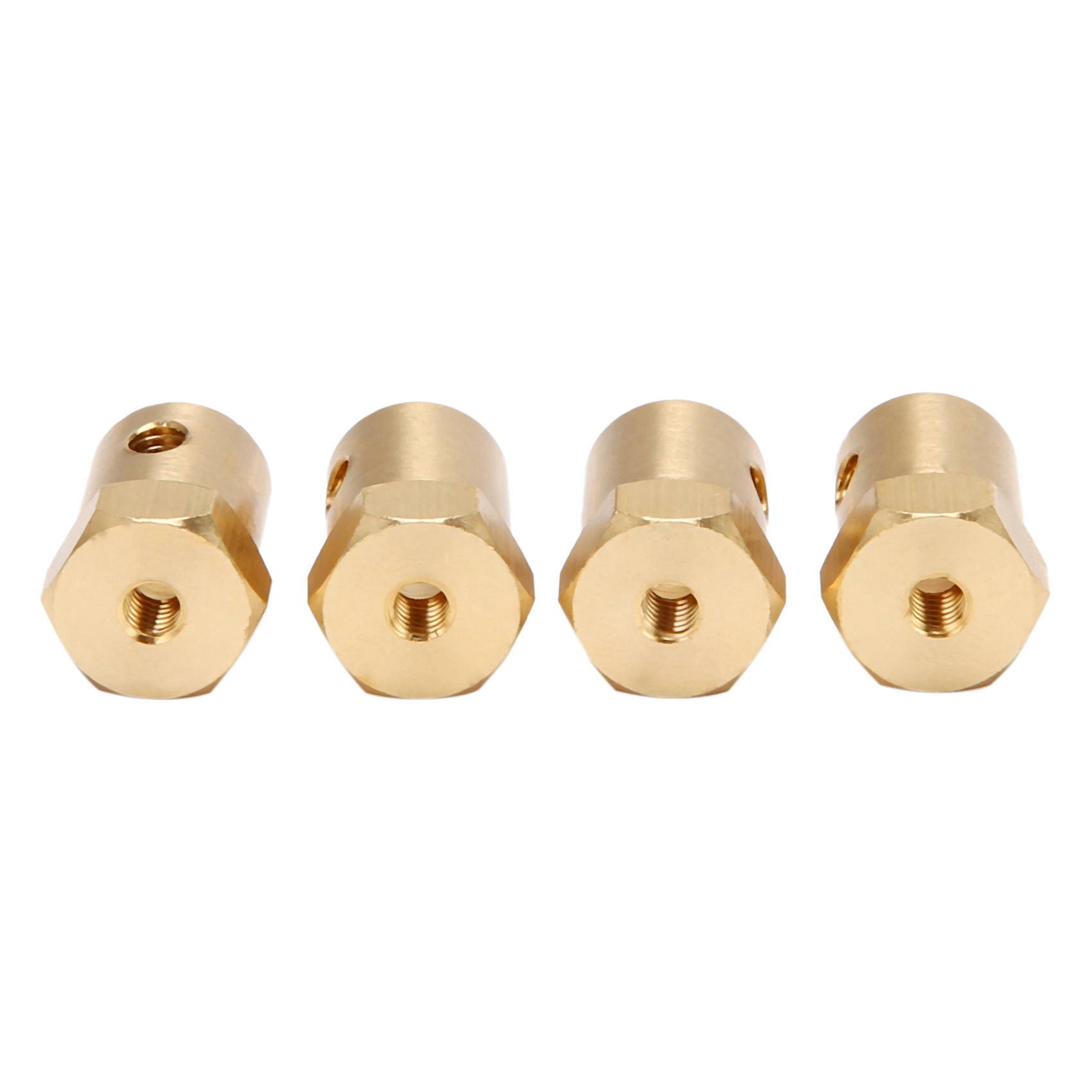 Wheel Hex Adapter - BEDW-12PCS 5mm tot 12mm messing combinatie