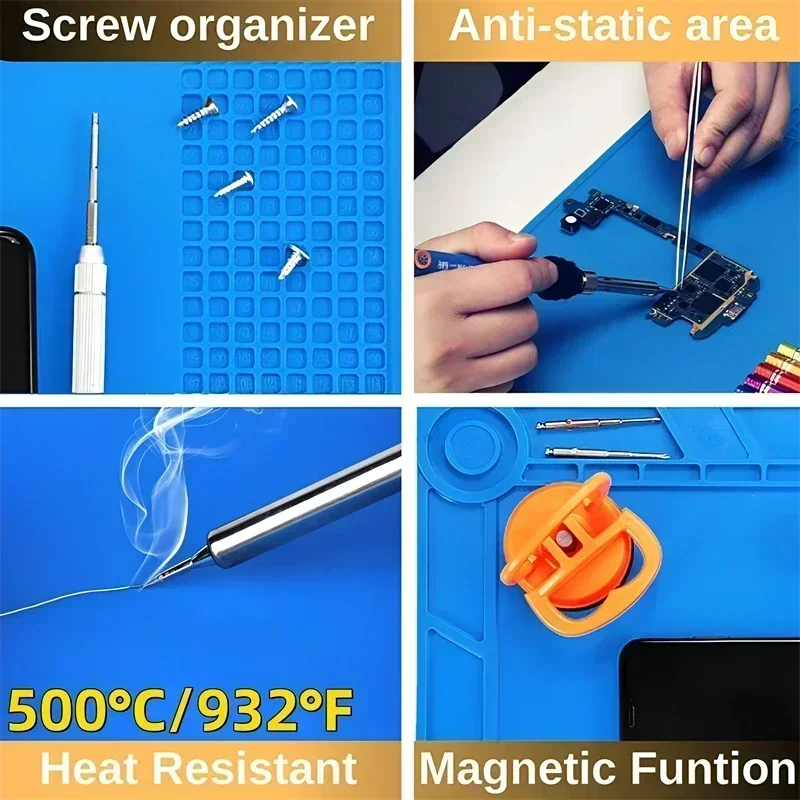 Magnetische siliconen reparati - Rc Hobby Work Mat recensie en prijs
