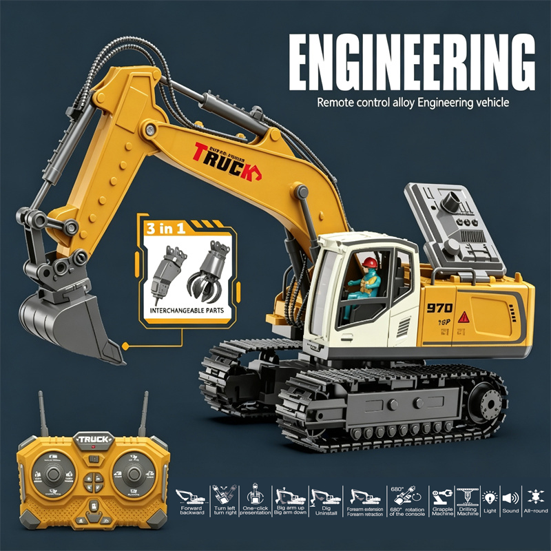 17/19 CH Afstandsbediening Gra - Rc Excavator Hobby recensie en prijs