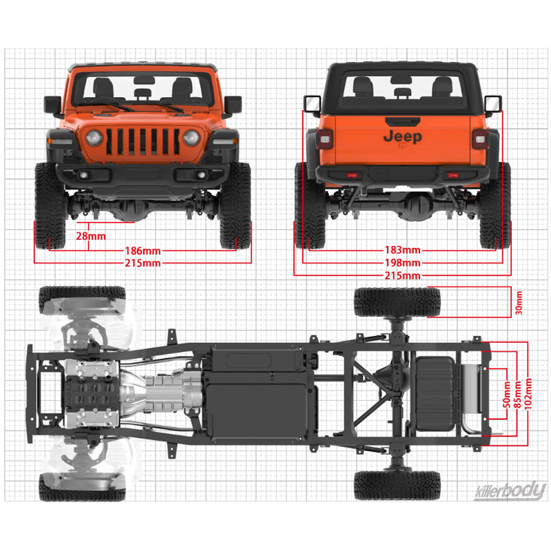 1/10 Killerbody 48765 RC Auto  - Yunshen Rc Hobby recensie en prijs