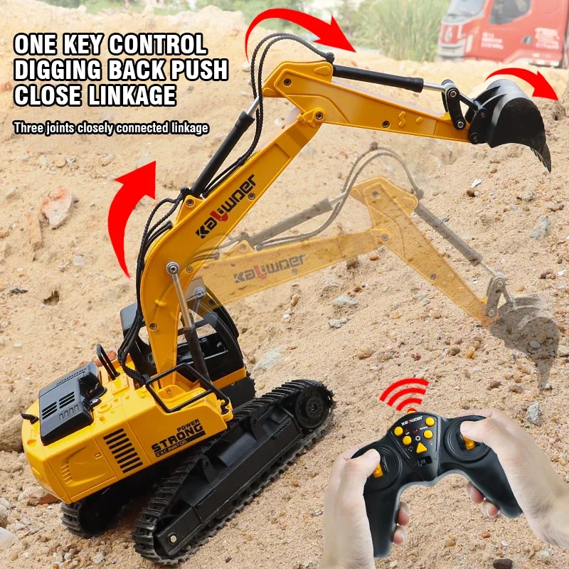 Huina Rc Graafmachine 1/24 9Ch - Rc Excavator Hobby recensie en prijs
