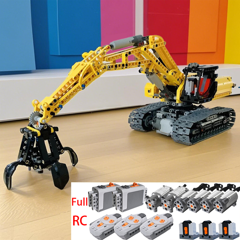 MOC Graafmachine Volledige RC  - Rc Excavator Hobby recensie en prijs