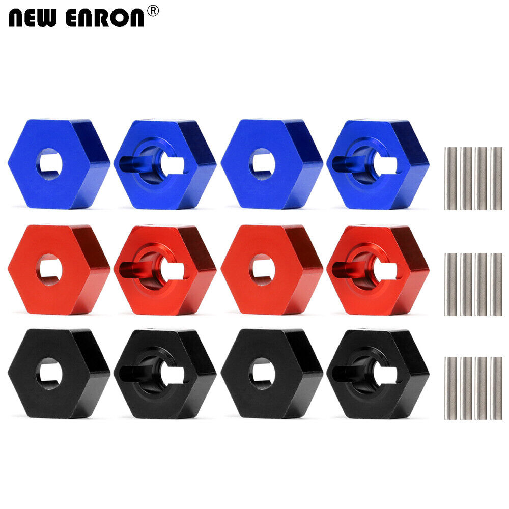 Rood/blauw/zwart aluminium 606 - Wheel Hex Adapter recensie en prijs